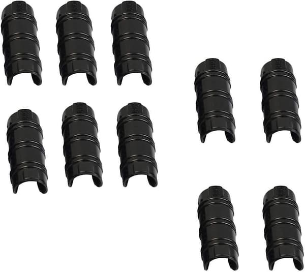 19 mm PC-legering växthustillbehör, 10 st klämmor för laminerade legeringrör