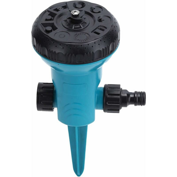 Plænesprinkler, roterende have sprinkler, justerbar med 9 tilstande til plæne vanding have vanding have vanding