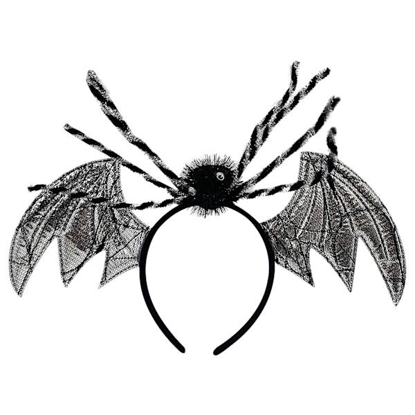 Halloween Bat Spider Pannband Silver