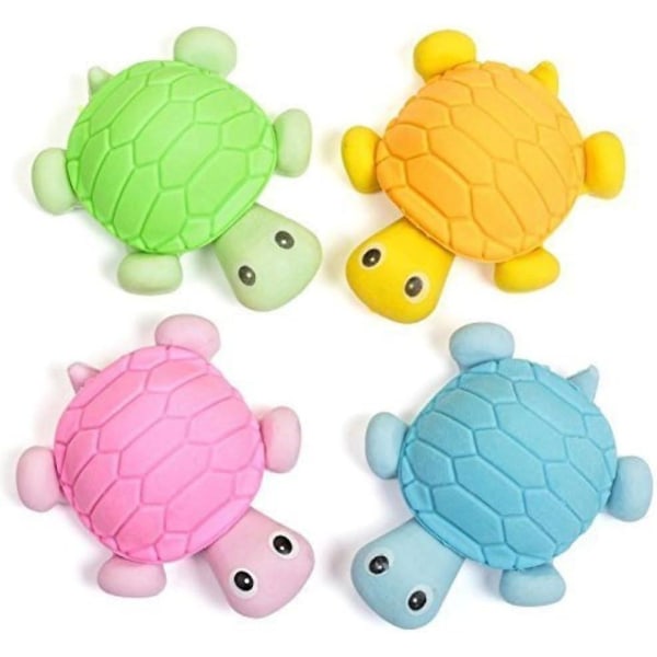 Cartoon Turtle Eraser Cute Children School Office Stationery Random Color