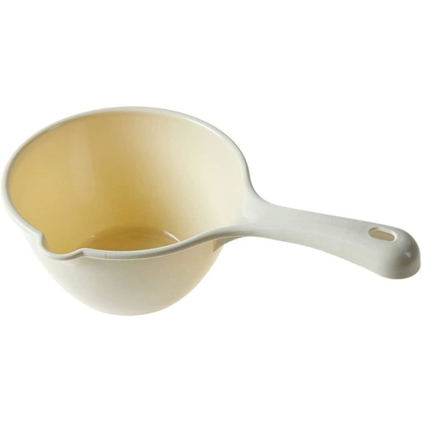 Vattenspatel i plast, badsked, vattensked, badrumskökstillbehör, storlek 1, khaki