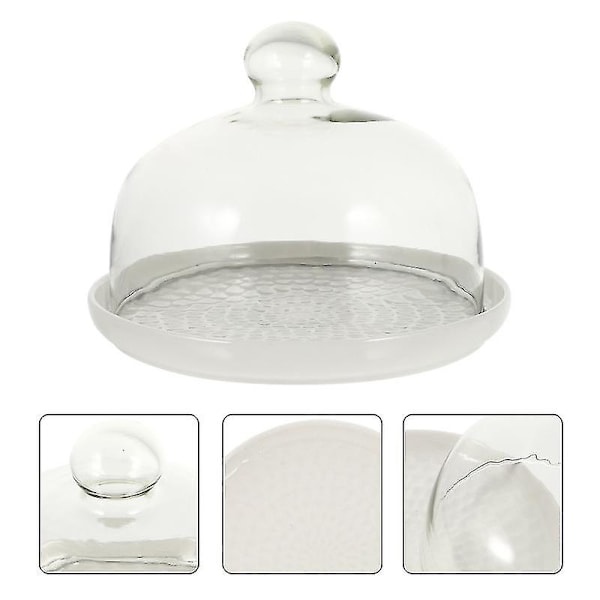 1 set Transparent Dessertskydd