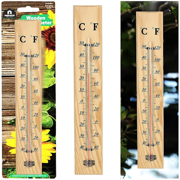 Väggmonterad C- och F-avläsning Temperaturövervakning