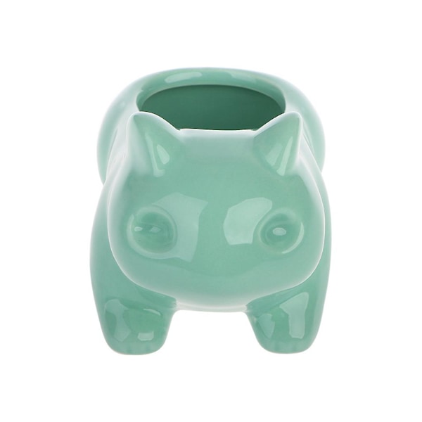 Kawaii keramisk blomkruka suckulent planter växter blomkruka med hål hem Offi