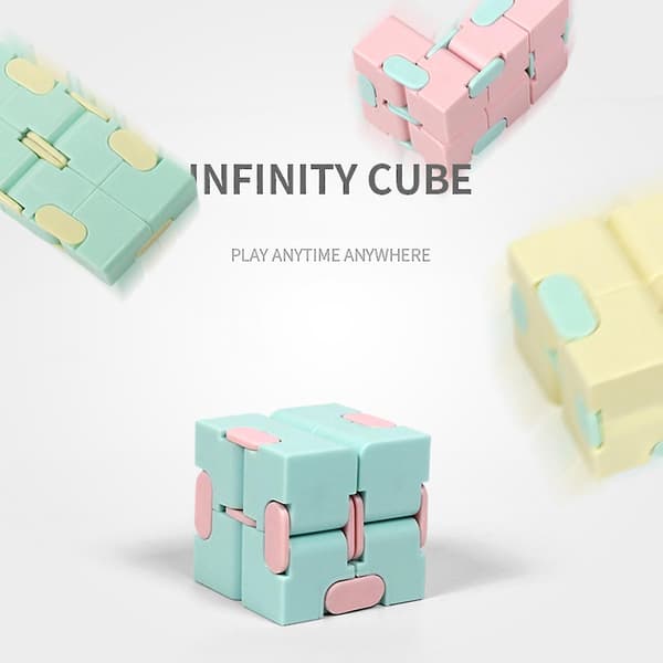 Fidget Block Infinity Cube Sanselegetøj til børn og voksne
