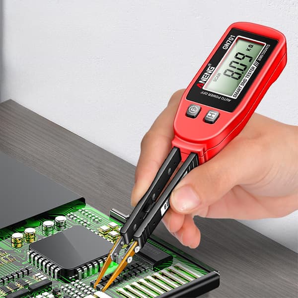 Smd Tester Meter Resistans Kapacitans Multimeter Auto Range Komponent Tester Yo