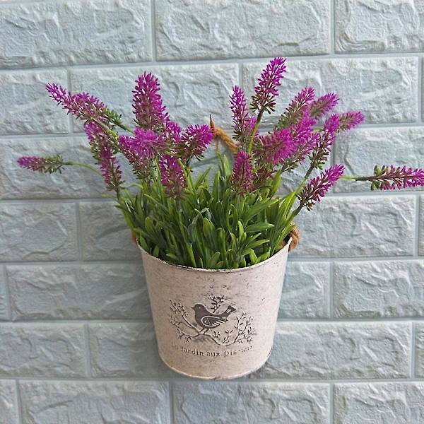 Retro Blomkruka Vas Tjock Järnplåt Blomhink Blomkruka