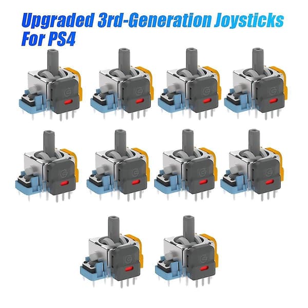 Uppgraderade 10 st joysticks för joysticks Hall elektromagnetiska högprecisionsjusterbara joysticks