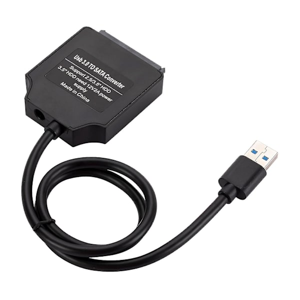 Usb Sata-kabel Usb 3.0 till Sata-adapterkabelkontaktkonverter 5gbps för Hdd