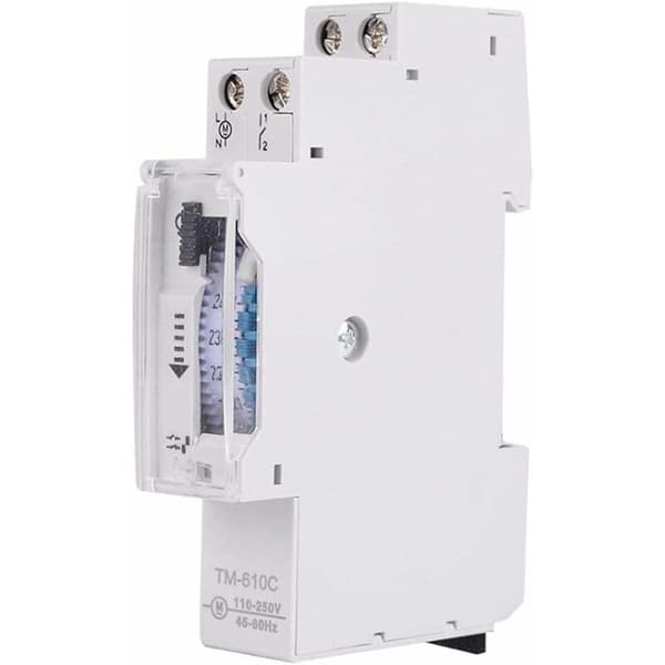 Rail Timer Intelligent DIN-skena timer kontroll omkopplingstidsrelä TM610C 220V för gatubelysning