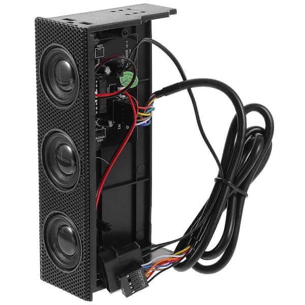 Praktisk stereohögtalare PC frontpanel datorfodral musik högtalare datortillbehör