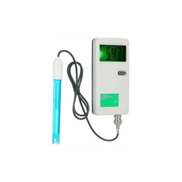 PH-mätare Högprecisions-pH-testare Bärbar bakgrundsbelyst display Dricksvattenkvalitetstestare för vattenlaboratorium Hydroponics Aquarium Pool White Ph-3012B
