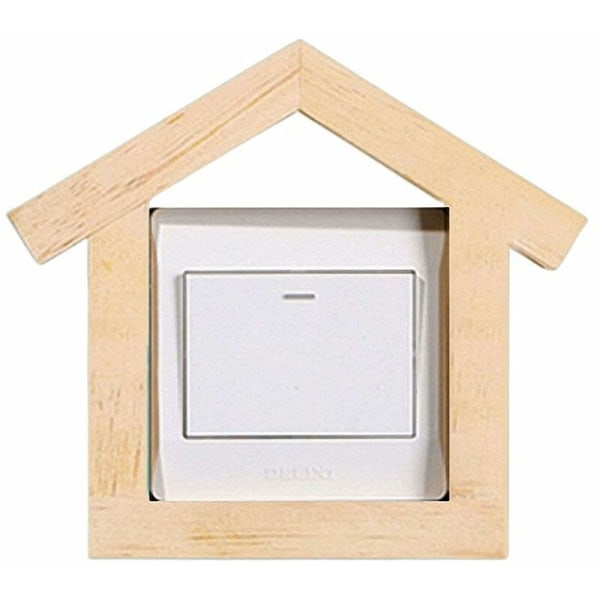 Dekorationsplattor Strömbrytare Kreativ Design Strömbrytare Dekorera Väggar Perfekt Dekor för Vardagsrum Sovrum Kök Kontor Skola Hem 8.6x8.6cm