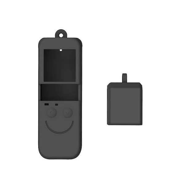Lämplig för Dji Osmo Pocket 2 2-i-1 silikonfodral (svart)