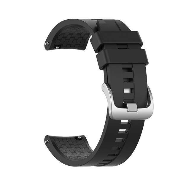 22 mm för Huawei Huawei Watch Gt Watch Silikonrem (officiell modell) Svart
