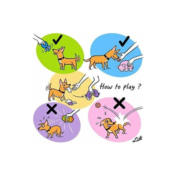 4-pack 2.4 Squeak Latex Valp Hundleksak Boll Sportbollset Hämta interaktiva leksaker för små hundar Diverse färger