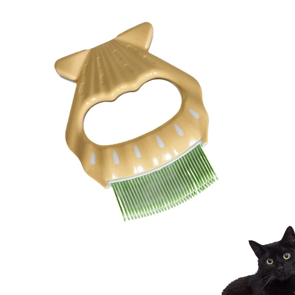 Träningsborste Skalform Avmattningskam Lätt att hålla Djurkam För Hund Katt Husdjur Flytande hår Massage Rengöring