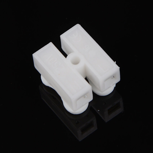Sähködomino 2 x 2,5 mm² Jousiliitin Johdinosa 2,5 mm² IEC 250V / 10A (100 kpl)