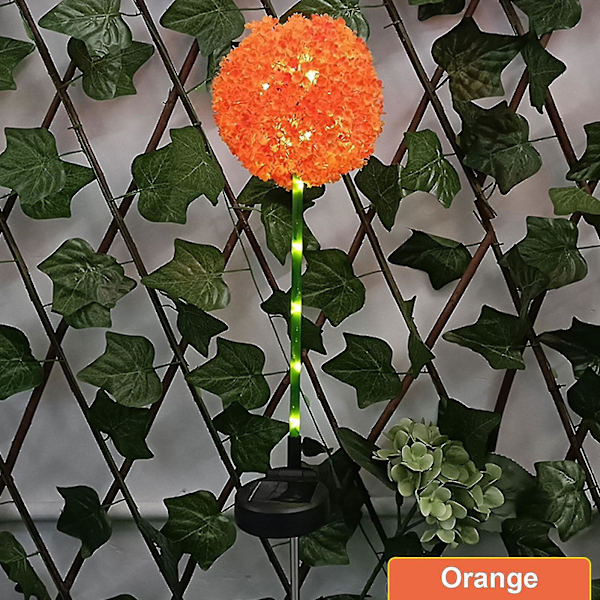 Solar Lights For Outdoor Garden Solar Lights Trädgårdsdekoration Led Vattentät Solar Flower Lamp För gräsmatta, Balkong, Uteplats, Gård, Halloween Christmas De