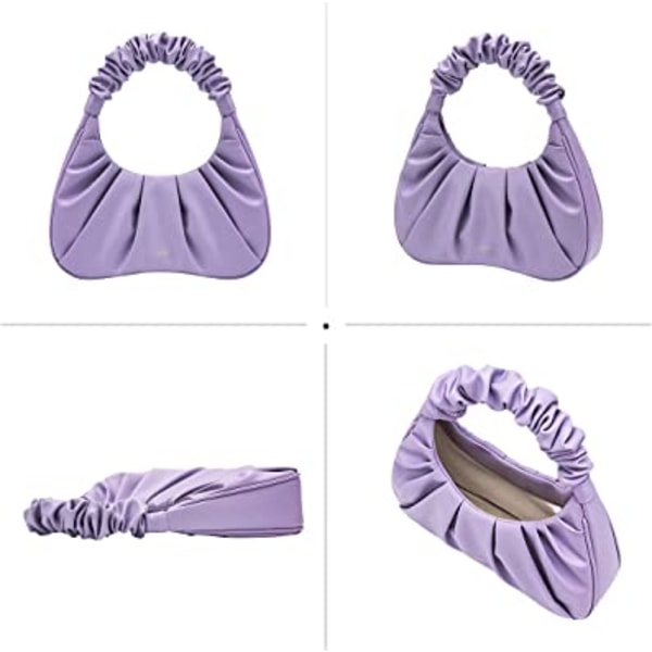 Retro Crescent Handväska för Kvinnor lila