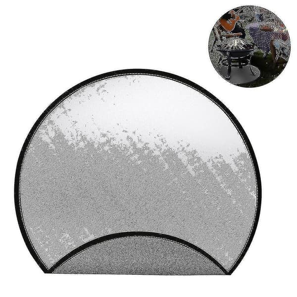Silikon brandsäker eldstadsmatta, eldstadsmatta med hög temperatur 24 * 24 cm
