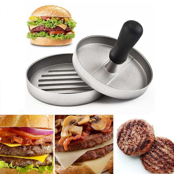 Burgerpress Köttpress Köttpress Svart