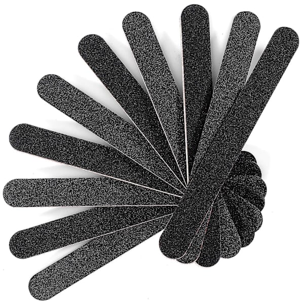 10 st Nail File Emery Board Nagelvård Dubbelsidig 100 180 Grit