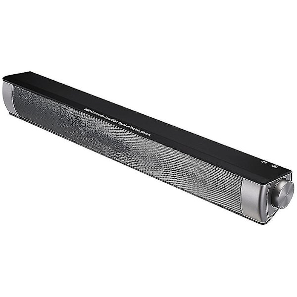 Datorhögtalare, datorljudfält, stereo USB-driven miniljudfält för PC-surfplattor stationär mobiltelefon bärbar dator (svart)