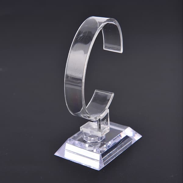 2 Transparenta armbandssmyckesurvisningsställ