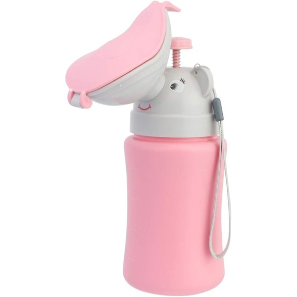 Universal Mini Toalett Mobil Nödres Toalett Resa Potta Rosa (Flickor)