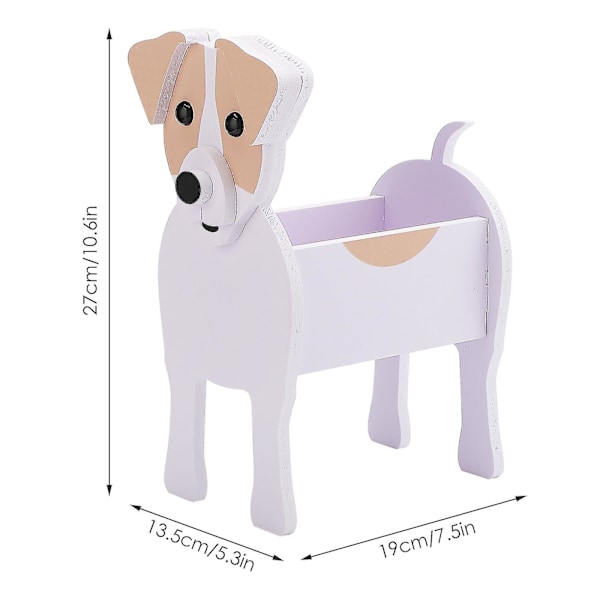Hundformad planteringskruka, planteringskruka för djur för trädgårdsdekorationer-26（Jack Russell-såmaskiner）