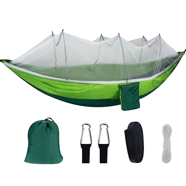 Bärbar Camping Moskito Nät Nylon Hängstol Sovgunga