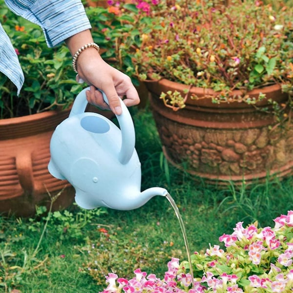 Vattenflaska elefant plast enhörning vattenflaska trädgård inomhus och utomhus bevattningsverktyg 2 stycken