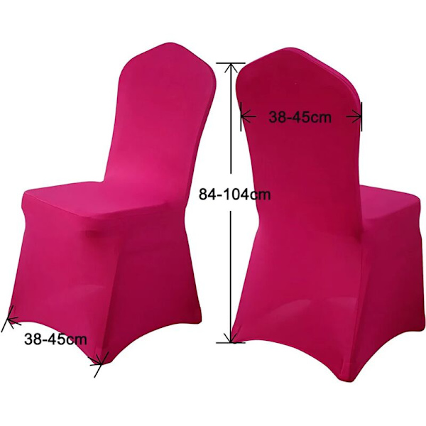 Stretchiga stolsöverdrag, elastiska stolsöverdrag, stolsöverdrag för gungor, stretchöverdrag med elastiskt band, eleganta stolsöverdrag rosa röda