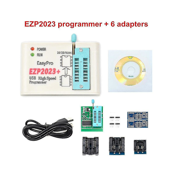 Ezp2023 Hög hastighet Usb Spi Flash Programmer Ezp2023 Kompilator Stöd 24/25/93/95 Eeprom 25 Flash Bi