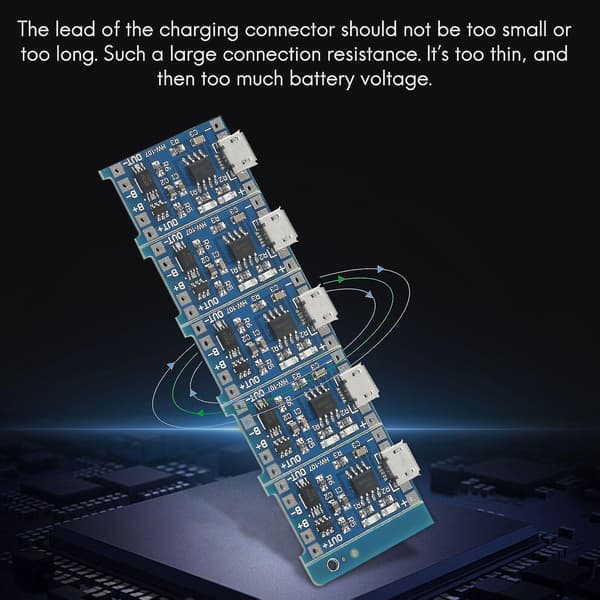 Xcsource 5 st 1a 5v Micro Usb Tp4056 Litiumbatteri Laddare Kretskort Modul Te420