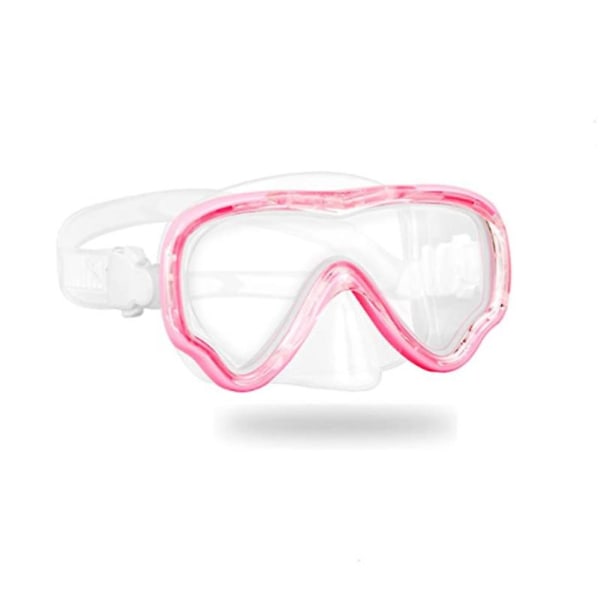 Barns dykmask simning snorkel mask glasögon, snorkelutrustning anti-fog mask, blå