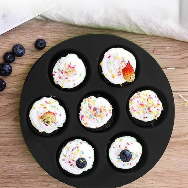 Tillbehör 7 jämna tårtkoppar Muffinskoppar Lämpliga för 3,5-5,8 l modeller, 18 cm