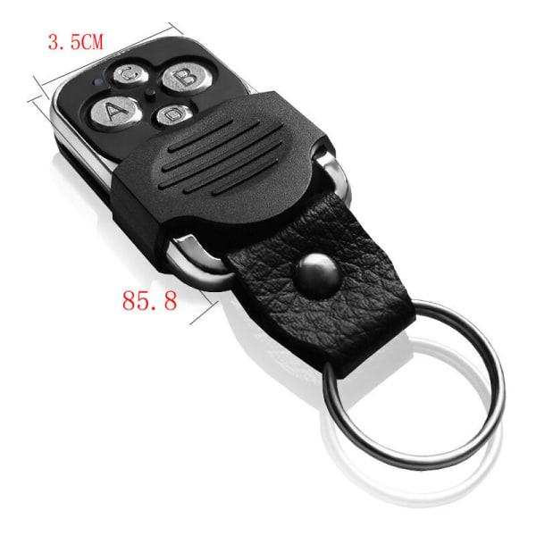 Fjärrkontroll, elektrisk fjärrkontroll, för garageport universell fjärrkontroll 270-433.92MHz med 4 duplicerade knappar (2 st)