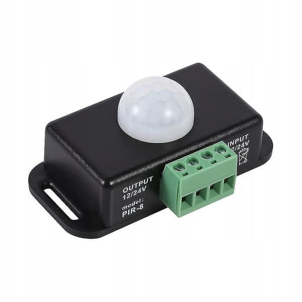 12v 24v PIR-sensor LED-dimmerbrytare rörelsesensor infraröd brytare svart
