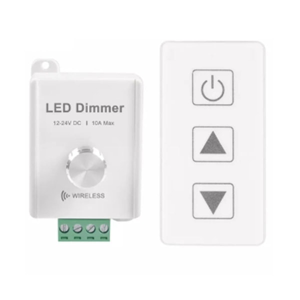 Dc12v-24v 10a Trådlös Dimmer Med Touch Fjärrkontroll För Enfärgad (r1)