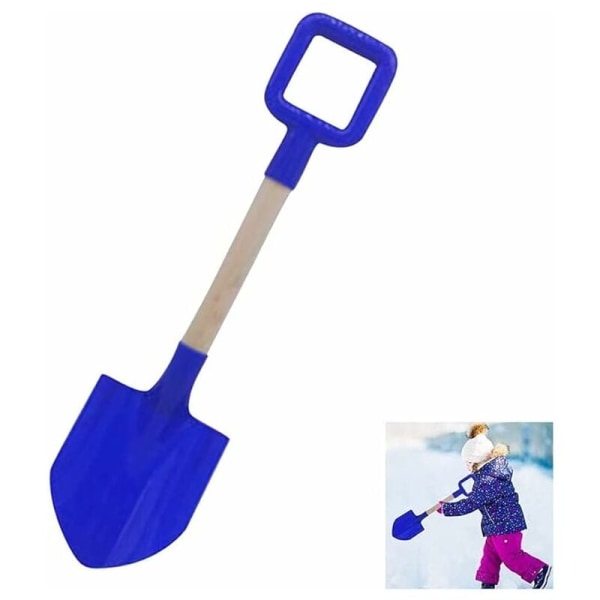 1 st Bärbar Strandspade för Barn Lätt att Använda - Blå Spade