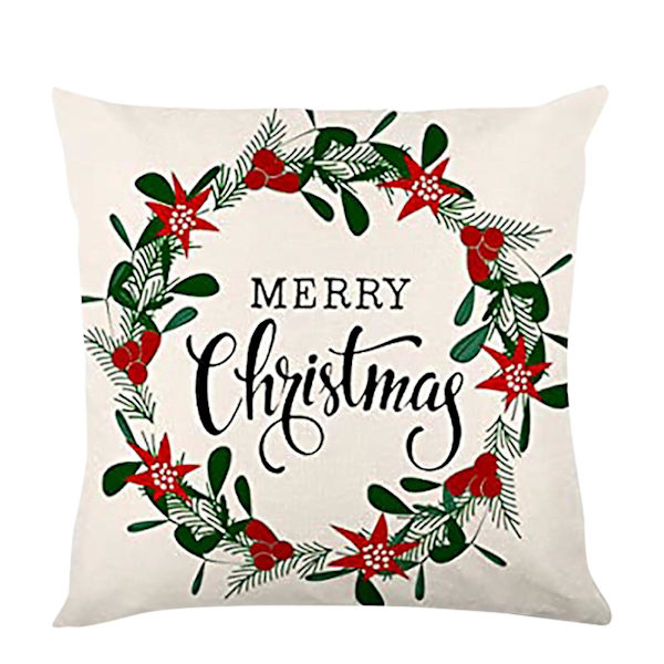 Hemma Jul Dekoration Kuddfodral Överlevde Familjen Kuddfodral Kuddfodral