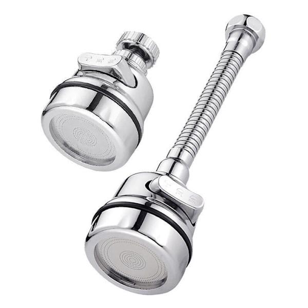 Förlängare för kranmunstycke, vattenspridare, 3-lägesblandare, kökstillbehör, adapter, spridare, sparare, filter