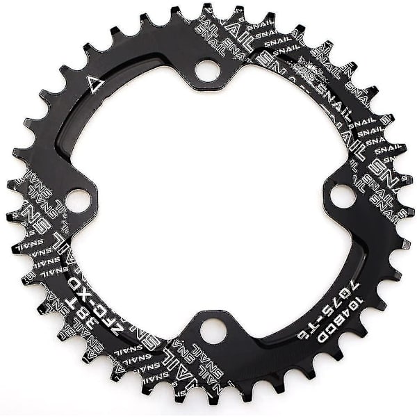 38t Smal smal kedjehjul 104 Bcd Enstaka kedjehjul Med 9 10 11 Hastighet För Landsvägscykel Mountainbike Bmx Mtb