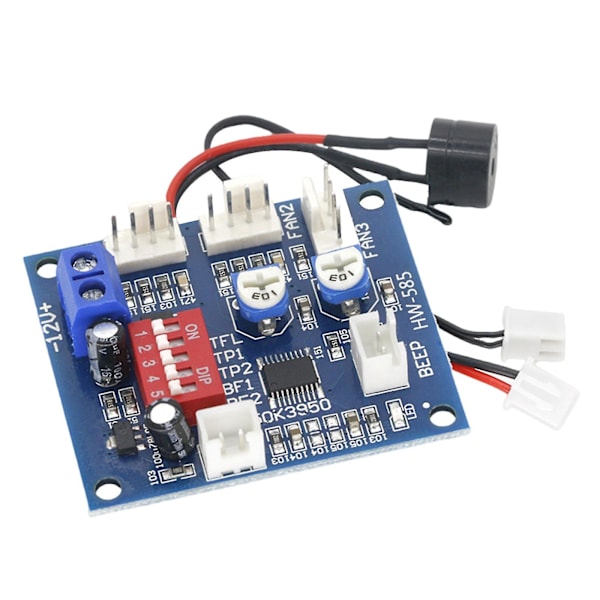 DC 12v Temperaturkontroll CPU Hastighet Fläktkontroll Högtemplarm Pwm PC Ny Yo