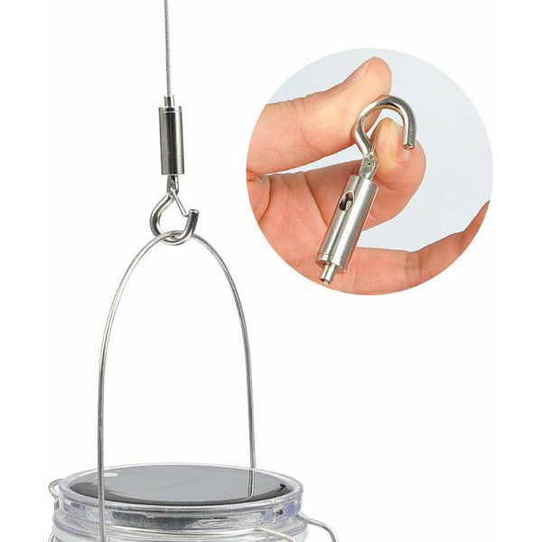 2 st x 2 m rostfritt stål kabel sats krok rep för kläder/lampor/foton max stativ 30 kg