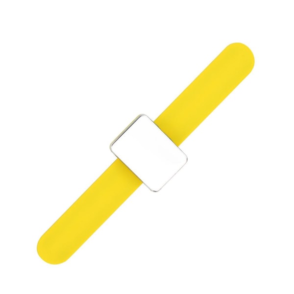 Silikon bekvämt mjukt magnetiskt armband armband magnetverktyg (gul) 1 st
