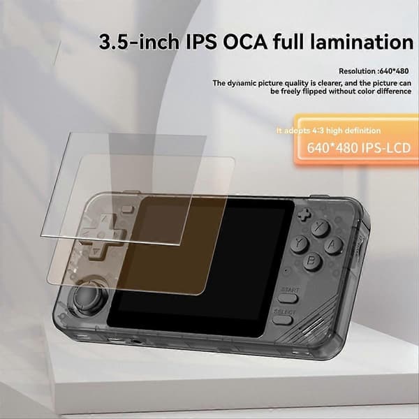 Den bärbara spelkonsolen RGB10X stöder flera Gamepad-emulatorer.