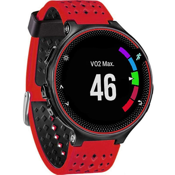 För Garmin Forerunner 735xt (diamant) Two Tone Silicone StrapRed